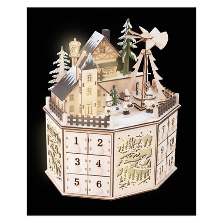 Small Foot - Holz-Adventskalender Weihnachtslandschaft