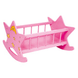 Small Foot Houten Poppenbed Ster Roze