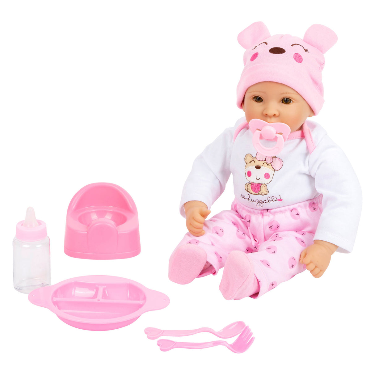 Pie pequeño - Babypop Marie con accesorios, 7dlg.