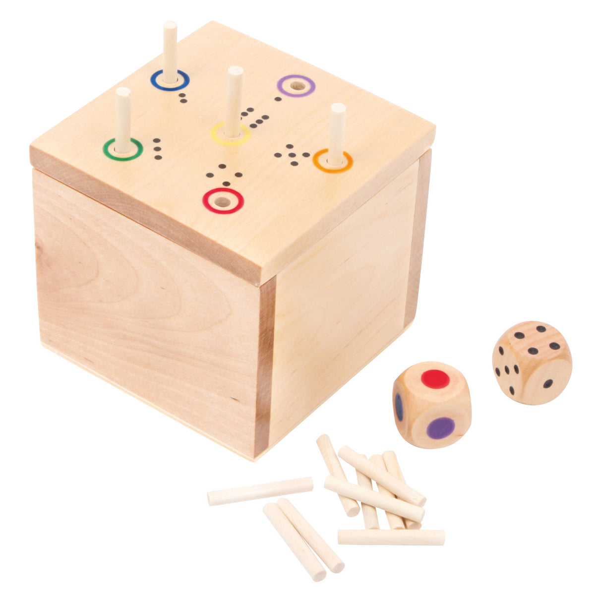 Small Foot Dice game in A Box 6 Out