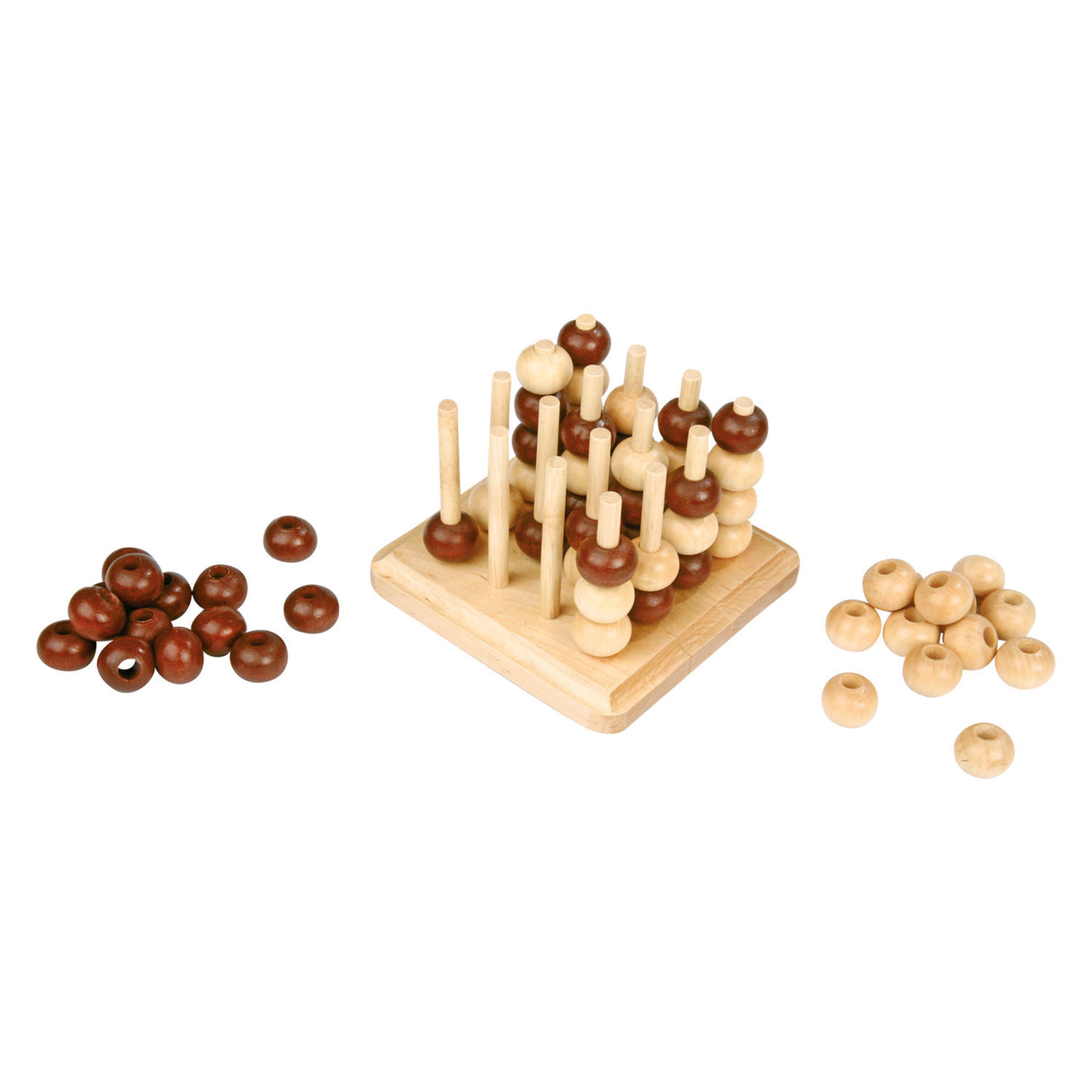 Peall Foot Foor N A Row Juego de estrategia de madera 3D