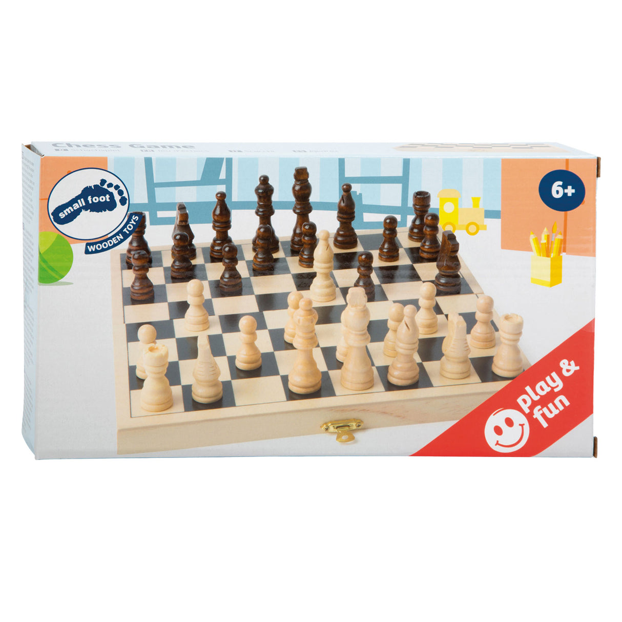 Small foot wooden chess