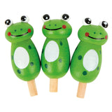 Small foot wooden game Solitaire frog