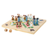 Small Foot wooden Ludo game farm animals