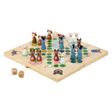 Small Foot wooden Ludo game farm animals