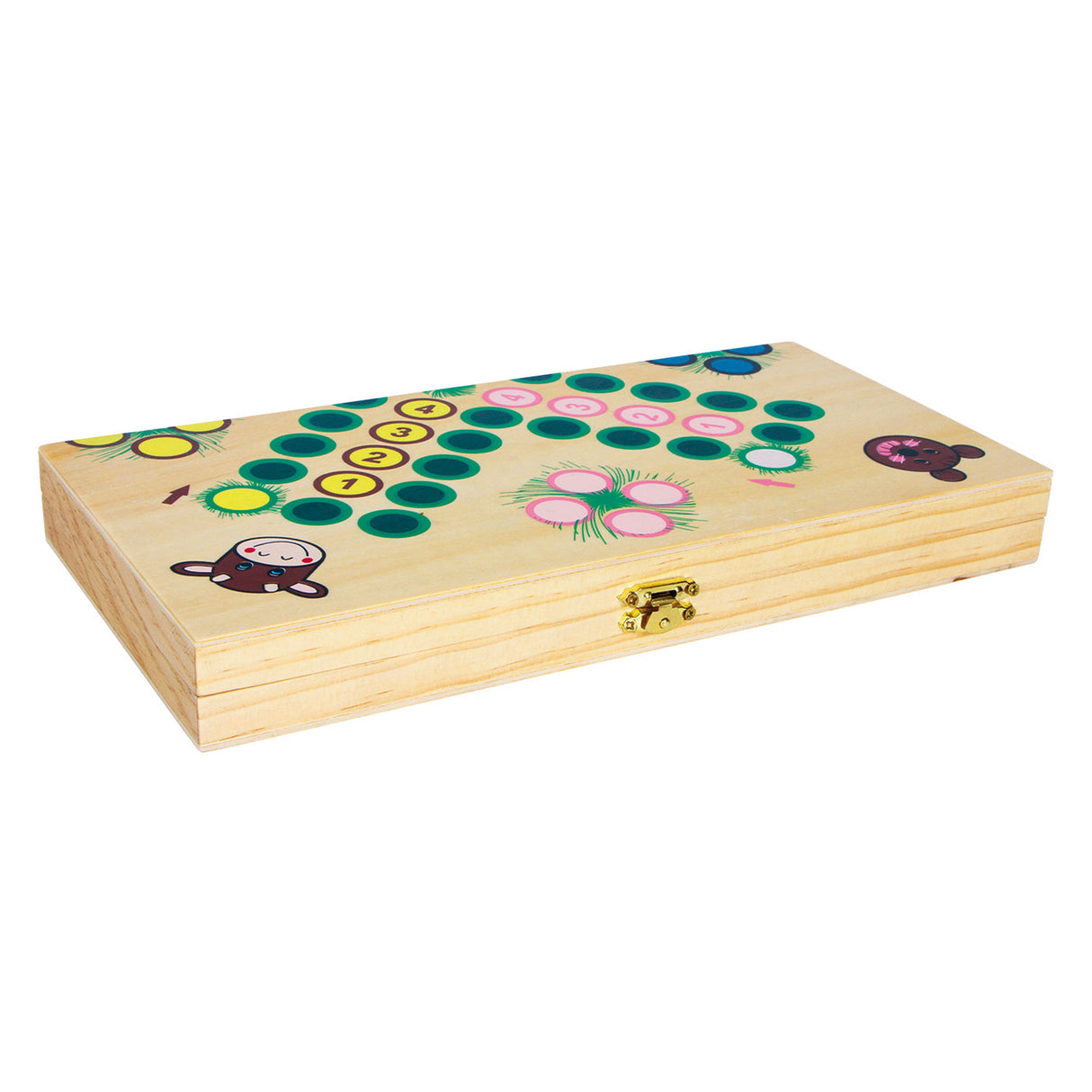 Small Foot wooden Ludo game farm animals