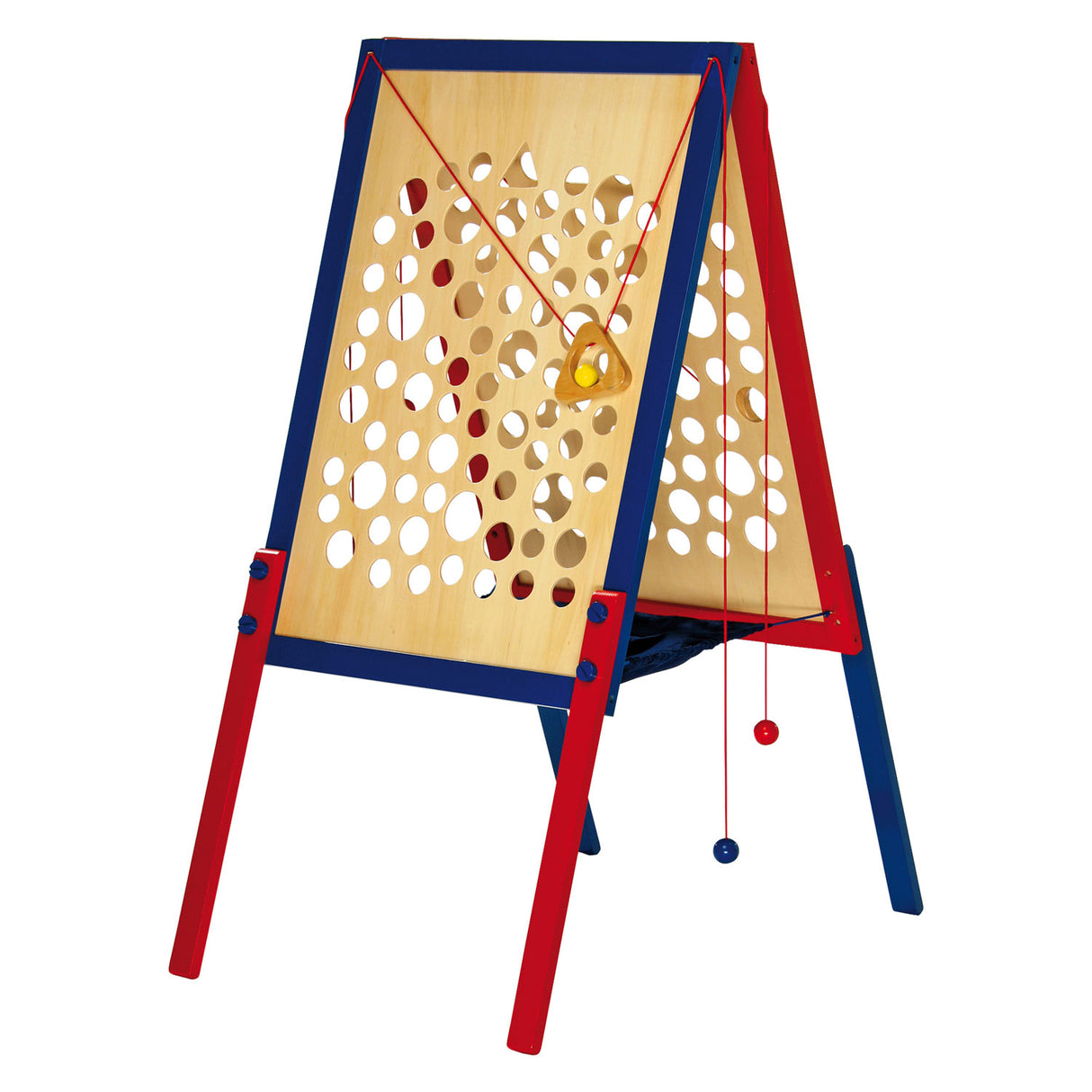 Small foot wooden climbing wall XXL agility game