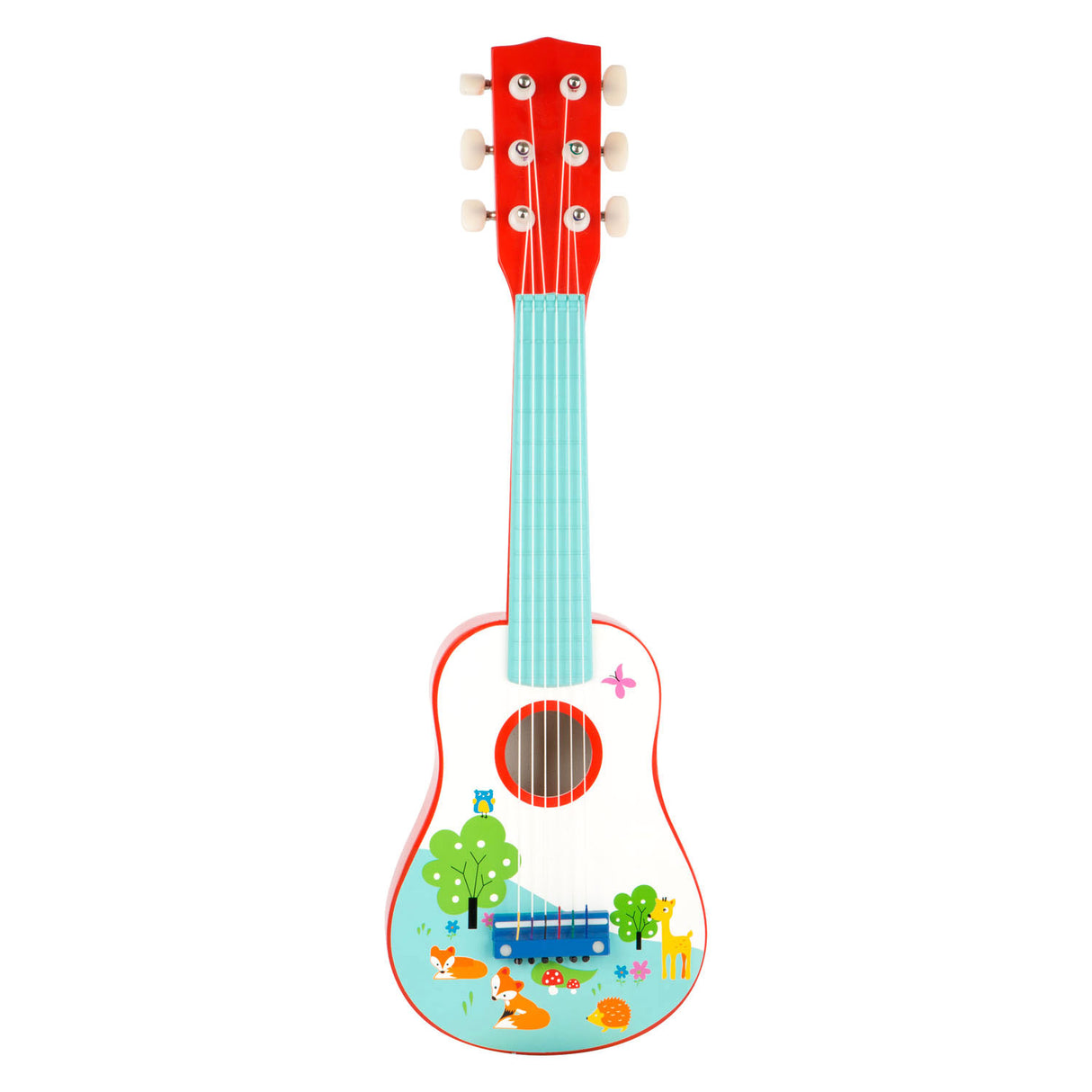 Small foot wooden guitar Kleine Vos, 53cm