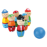 Small Foot Wooden Bowling Set Piraat throwing game