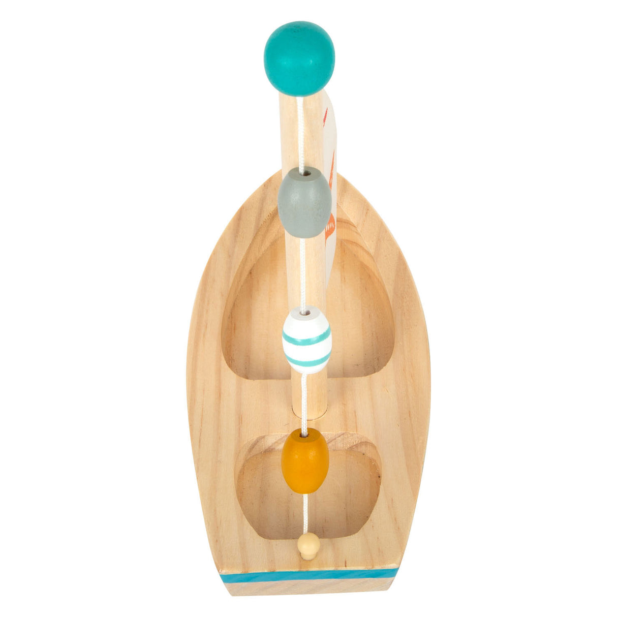 Small Foot - bath toy wooden sailboat starfish