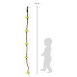 Corda per arrampicata per piccoli piede verde, 200 cm