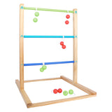 Small foot wooden ladder golf throwing game, 7dlg.