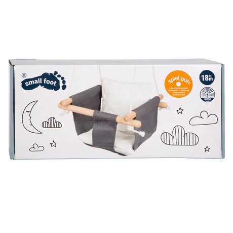 Small Foot Houten Babyschommel met Kussen