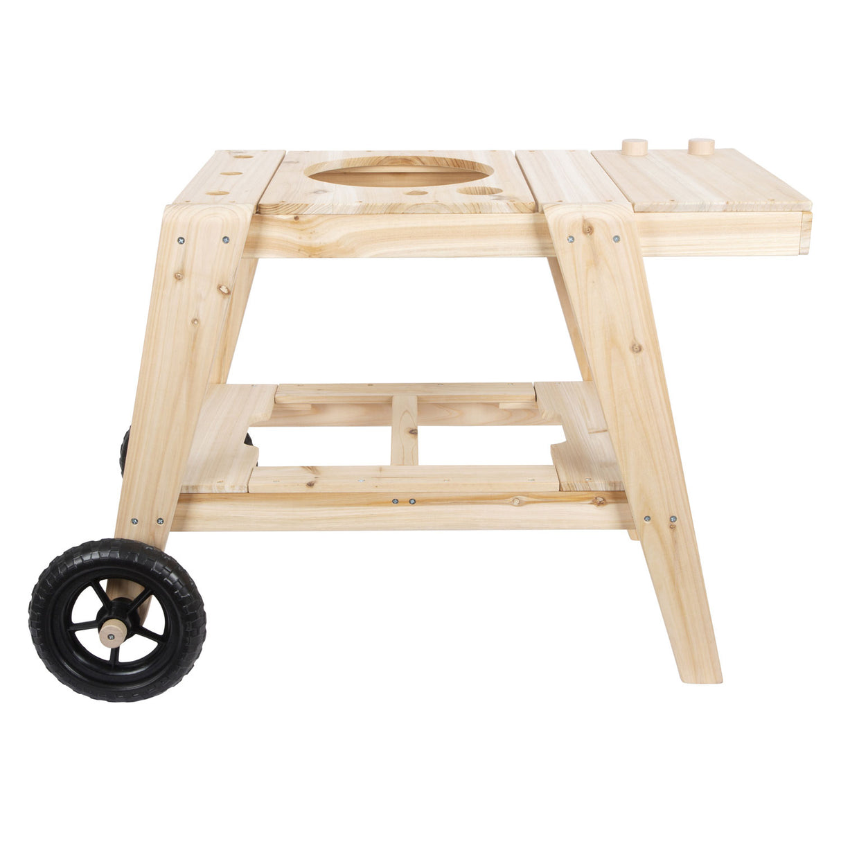 Small foot wooden mud kitchen compact