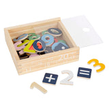 Small foot - wooden magnetic figures color. 37dlg.