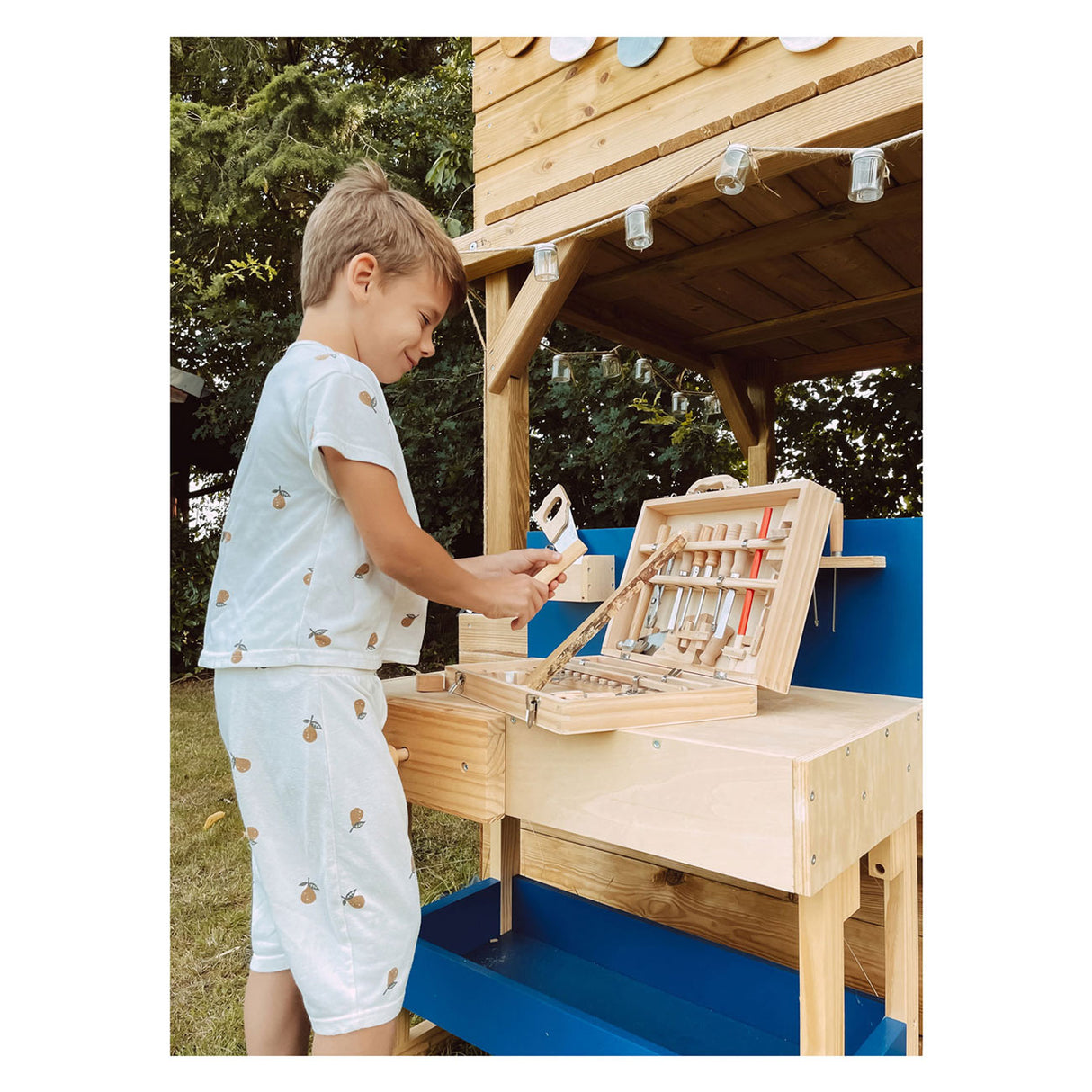 Small Foot Wooden toolbox Deluxe with tools, 28dlg.