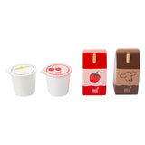 Small foot - Wooden play food dairy, 4 pcs.