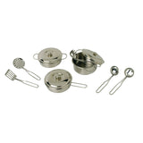 Small foot metal pan set, 11dlg,