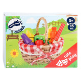 Small Foot Houten Picknickmand met Snij Fruit, 15dlg.