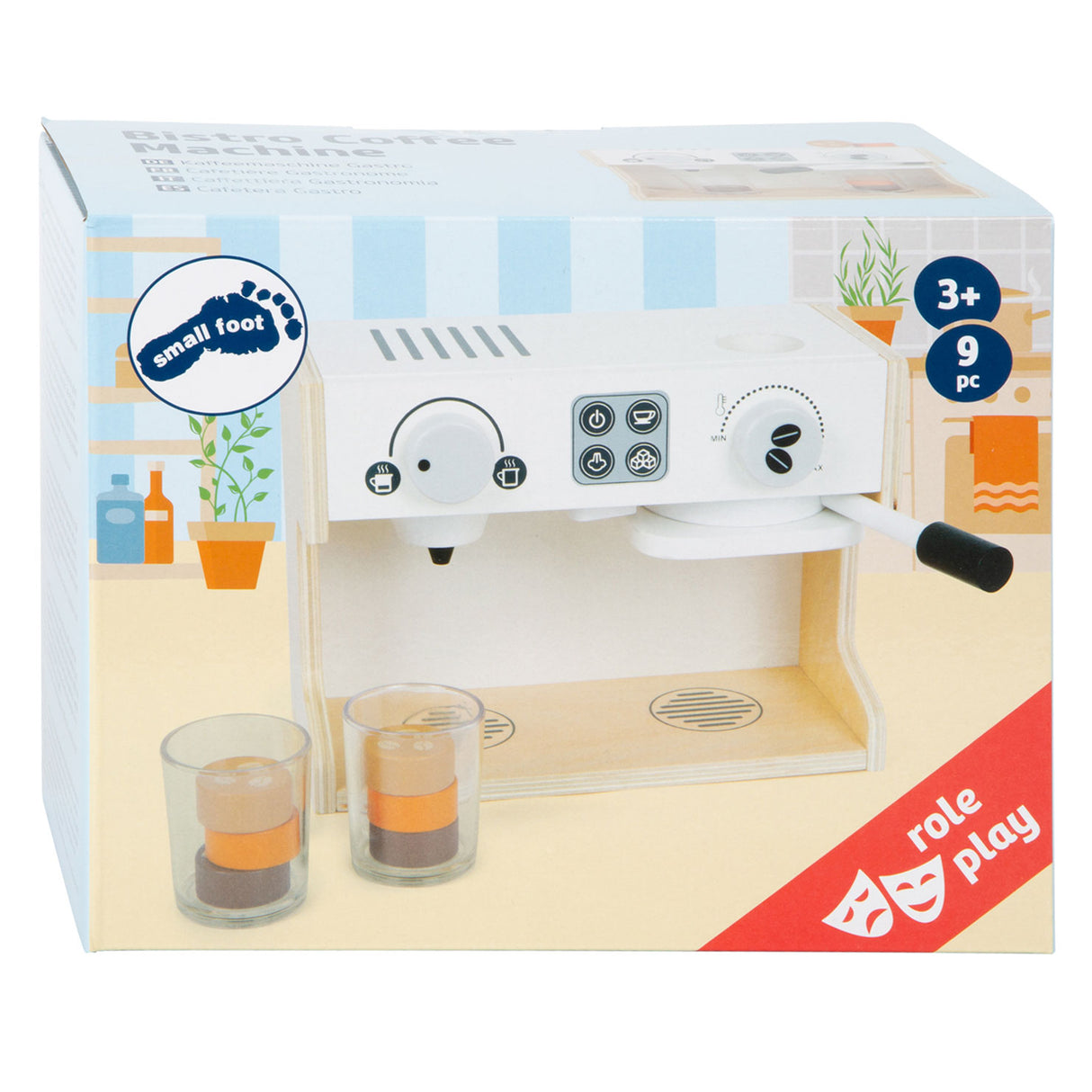 Small Foot Houten Bistro Koffiemachine, 9dlg.