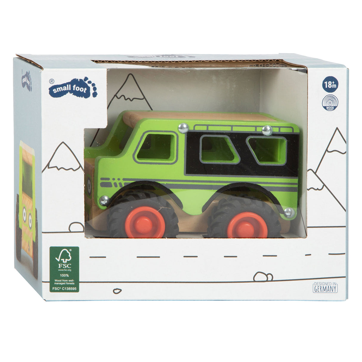 Small Foot Houten Off-Road Jeep Groen