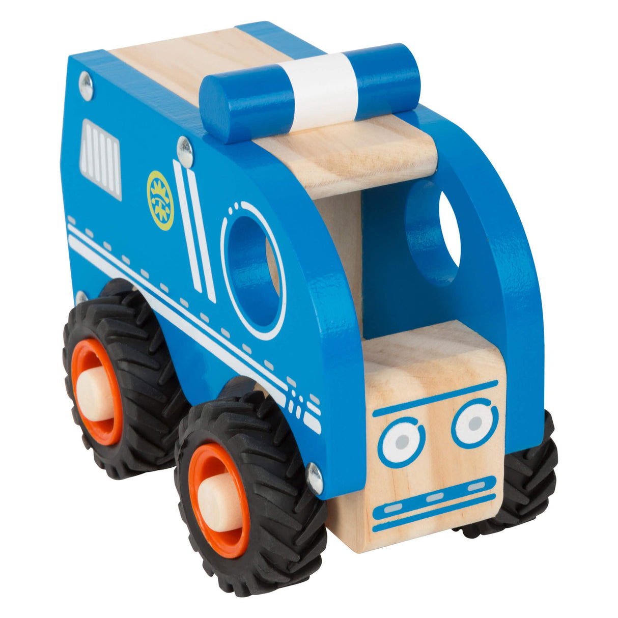 Small Foot Houten Politieauto Blauw