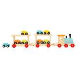 Small Foot Houten Trein Transporter met Auto's, 11dlg.