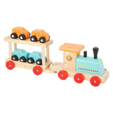 Small Foot Houten Trein Transporter met Auto's, 11dlg.