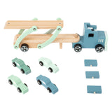 Small Foot Houten Vrachtwagen Transporter Chicago met Auto's, 9dlg.