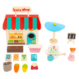 Small Foot Houten Meeneem Speelwinkel Poppenhuis, 15dlg.