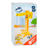 Small Foot - Wooden tap construction site with accessories, 14dlg.