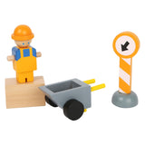 Small Foot Wooden Tap Construction Site avec accessoires, 14dlg.