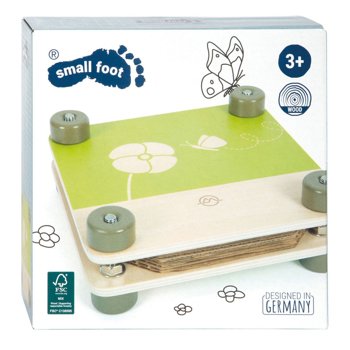 Small foot - wooden flower press discover