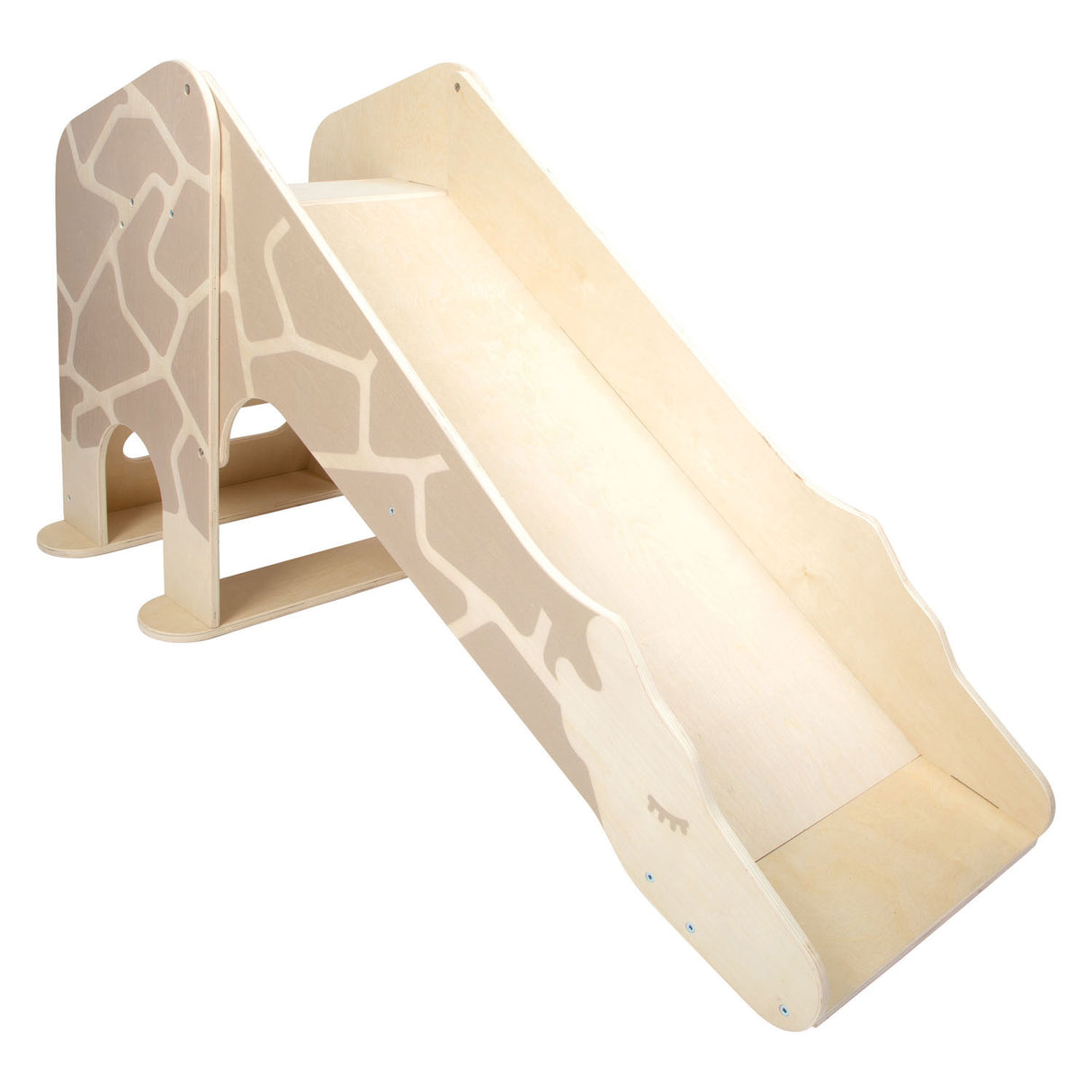 Small foot wooden indoor slide giraffe wildlife