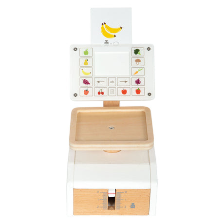 Small foot - wooden scale fresh