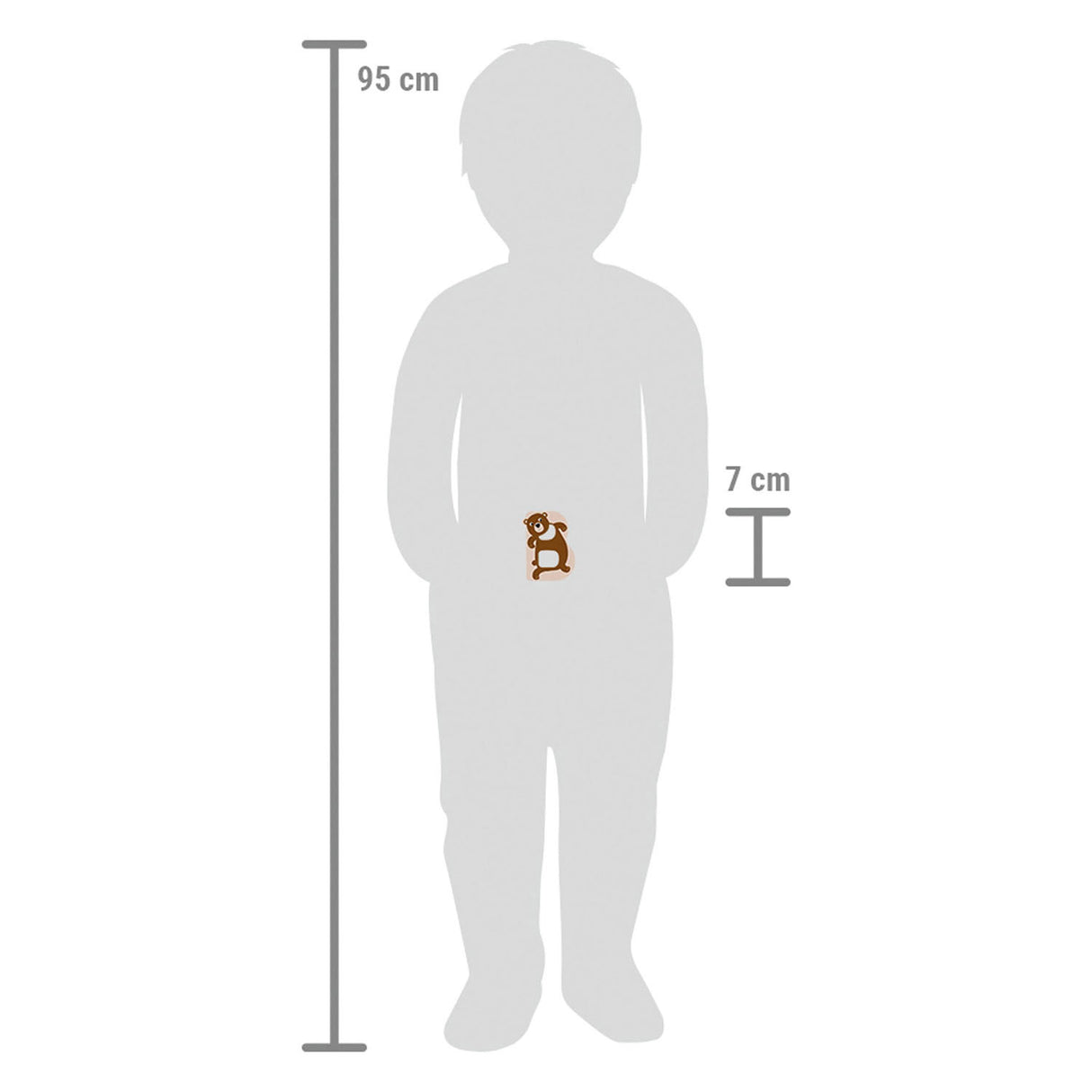 Kleiner Fuß - Holztiere Kinderbrief - B