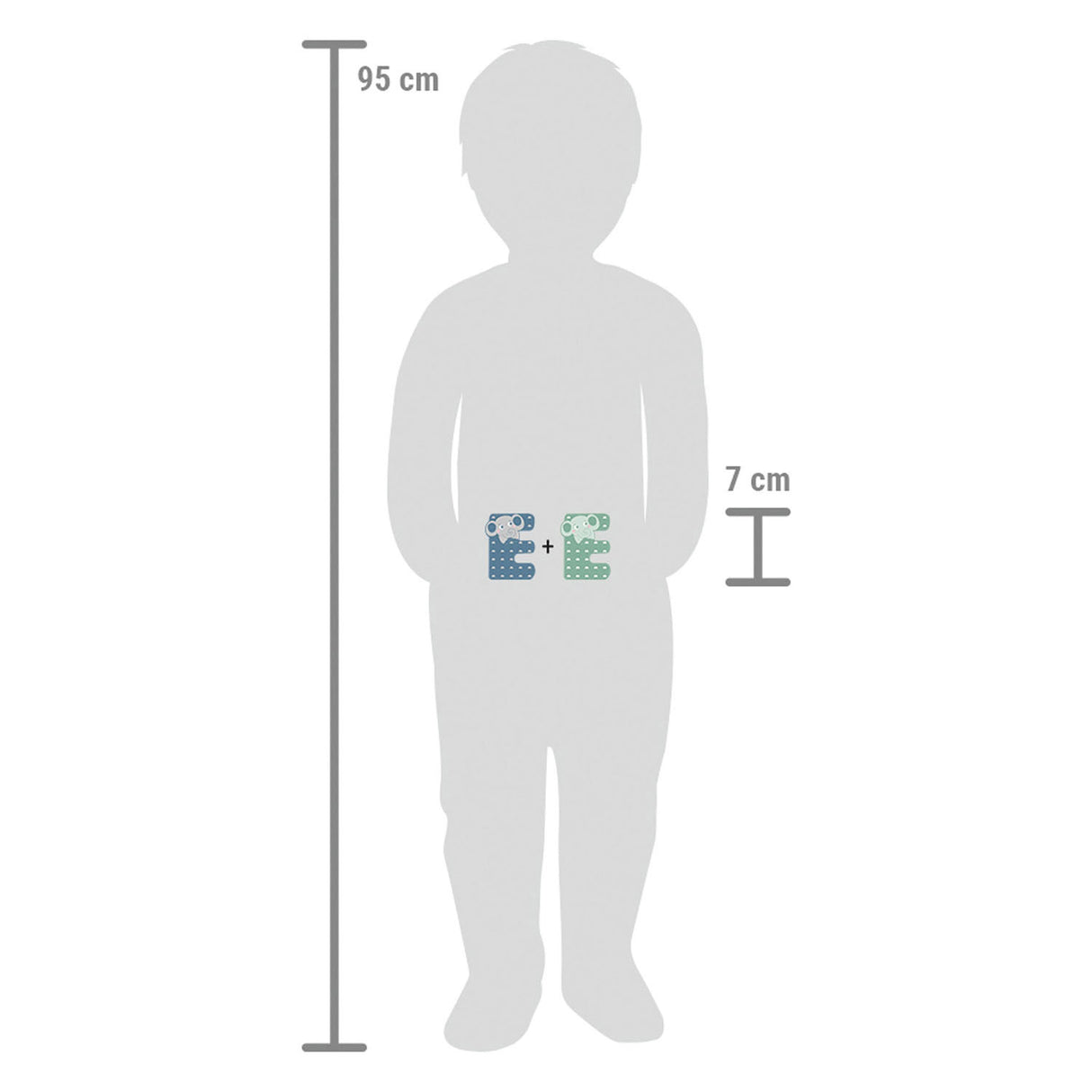 Kleiner Fuß - Holztiere Kinderbrief - e