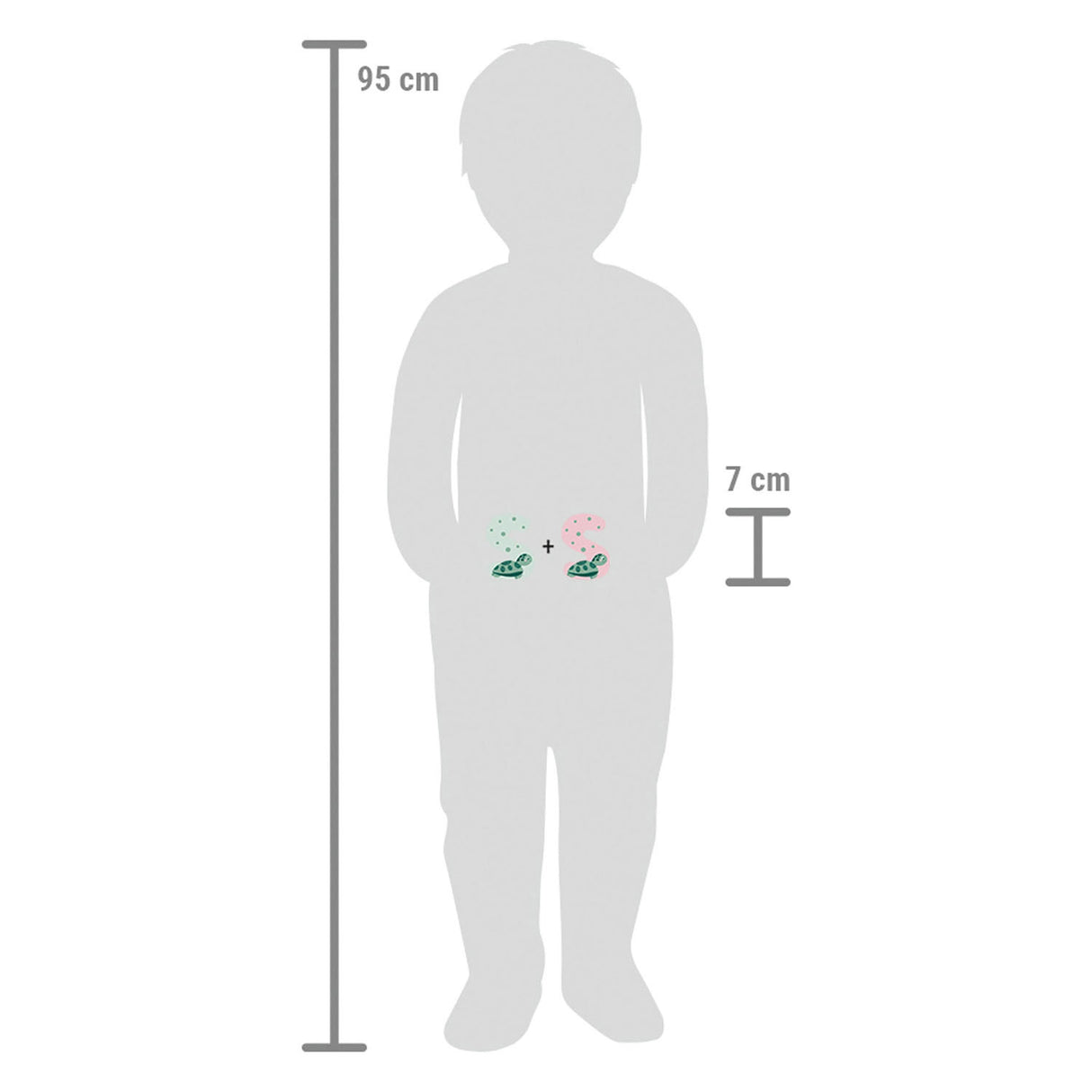 Kleiner Fuß - Holztiere Kinderbrief - s