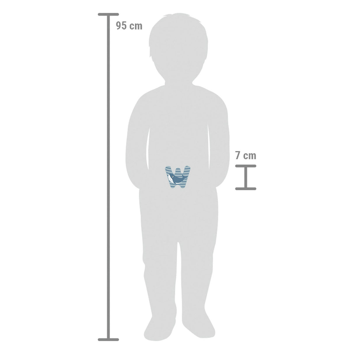 Kleiner Fuß - Holztiere Kinderbrief - W.