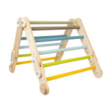 Petit pied - aventure en bois klimrek 2in1 en triangle et en rack mural