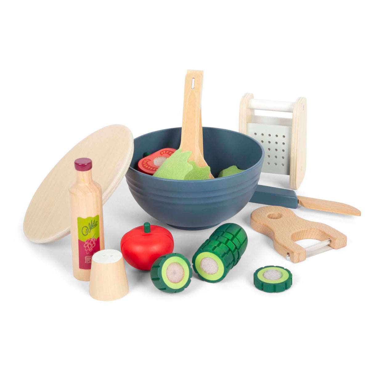 Small Foot - Wooden Toy Food Salad Play Set, 11DLG.