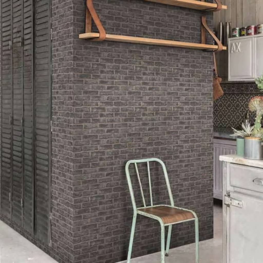 Dutch Wallcoverings Dutch Wall Coverings Wallpaper Brick Black