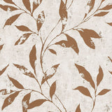 Dutch Wallcoverings Dutch Wallcoverings Wallpaper Leafs Beige and Brown