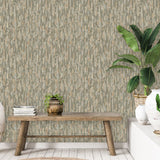 Dutch Wallcoverings Dutch Wallcoverings Wallpaper Phoenix Green and Beige