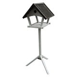 Flamingo Flamingo bird feed table on standard Tjorn 48x44x138 cm light gray