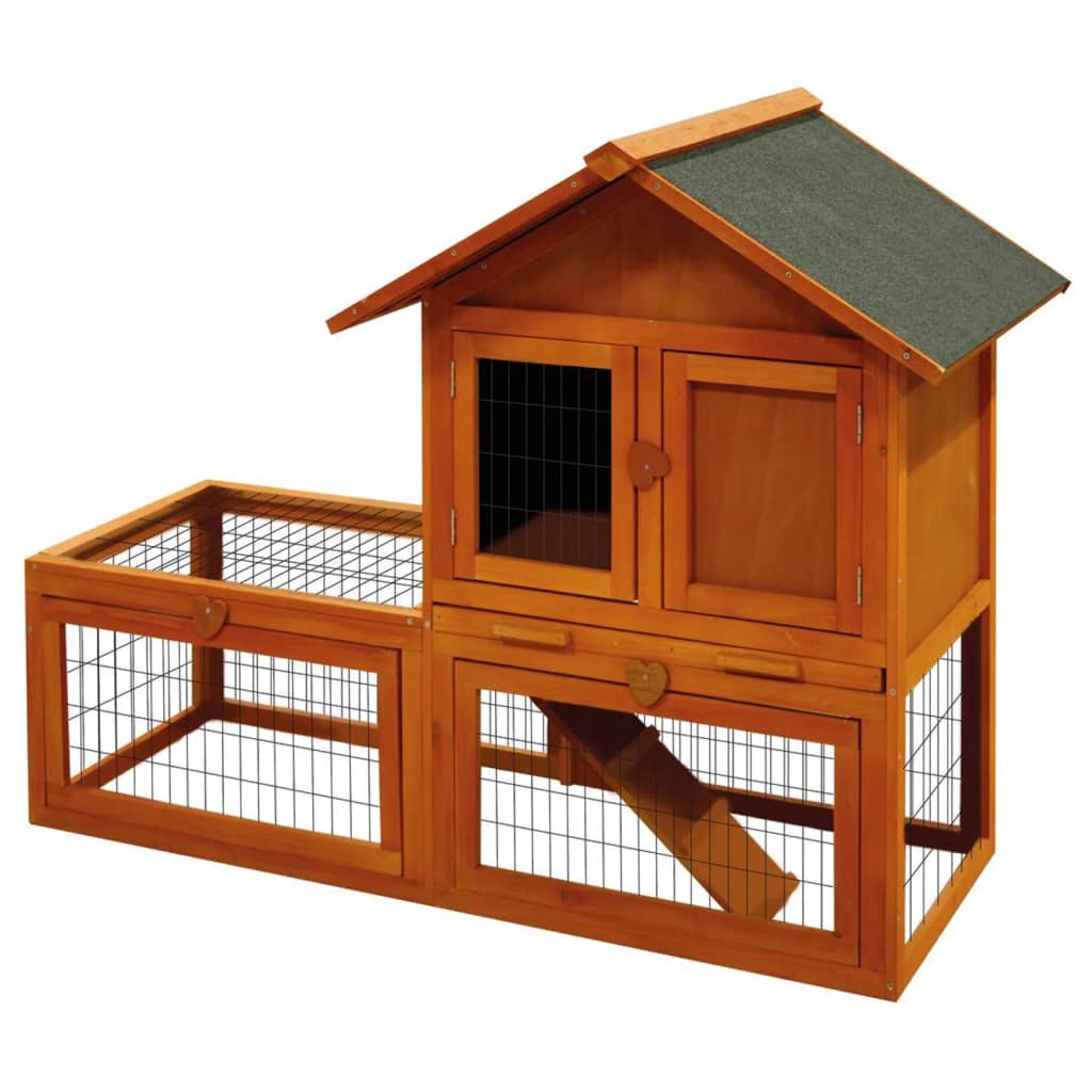 Flamingo Flamingo Rabbit Hutch Salsa 135x65x100 cm hnědá