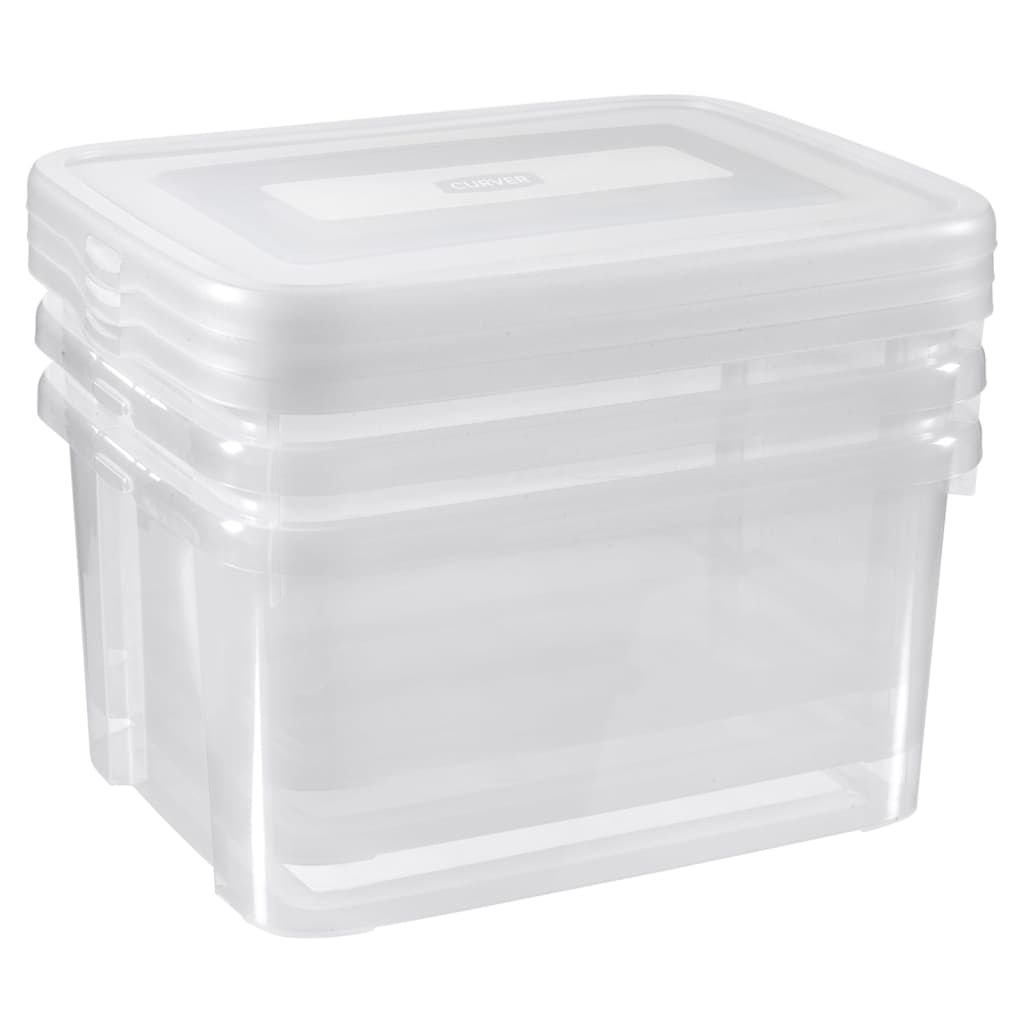 Curver Curver Storage Box Set Handy 3x25 l Transparent