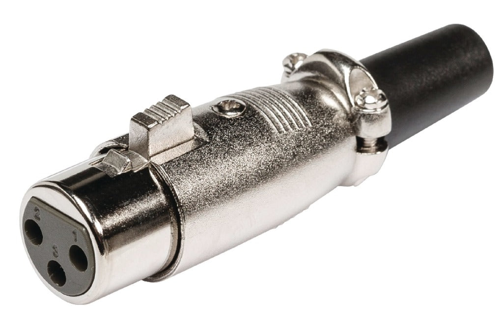 Valueline Valueline XLR-3FCL Connector XLR 3-pinový ženský kovový stříbro