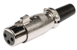 VALIDINE WALTINEIN XLR-3FCL CONTROMPORTH XLR 3-PIN FEMALE MELLT SHOWN