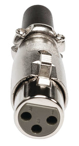 Valueline Valueline XLR-3FCL Connector XLR 3-pinový ženský kovový stříbro